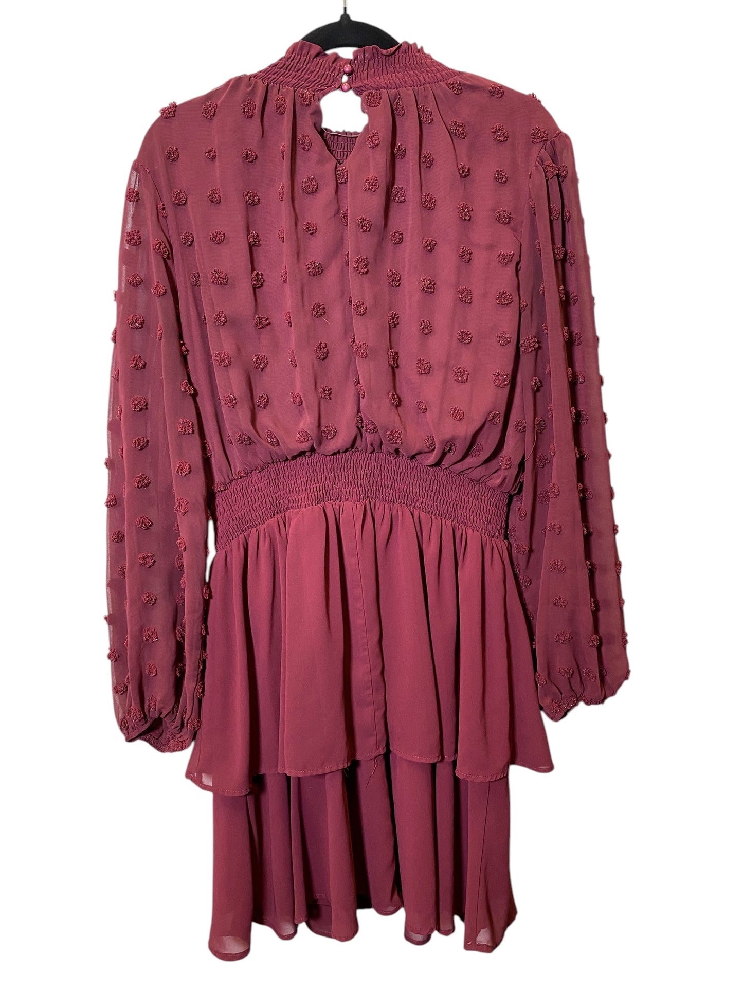 Dress Casual Short By Cmc In Maroon, Size: 2x