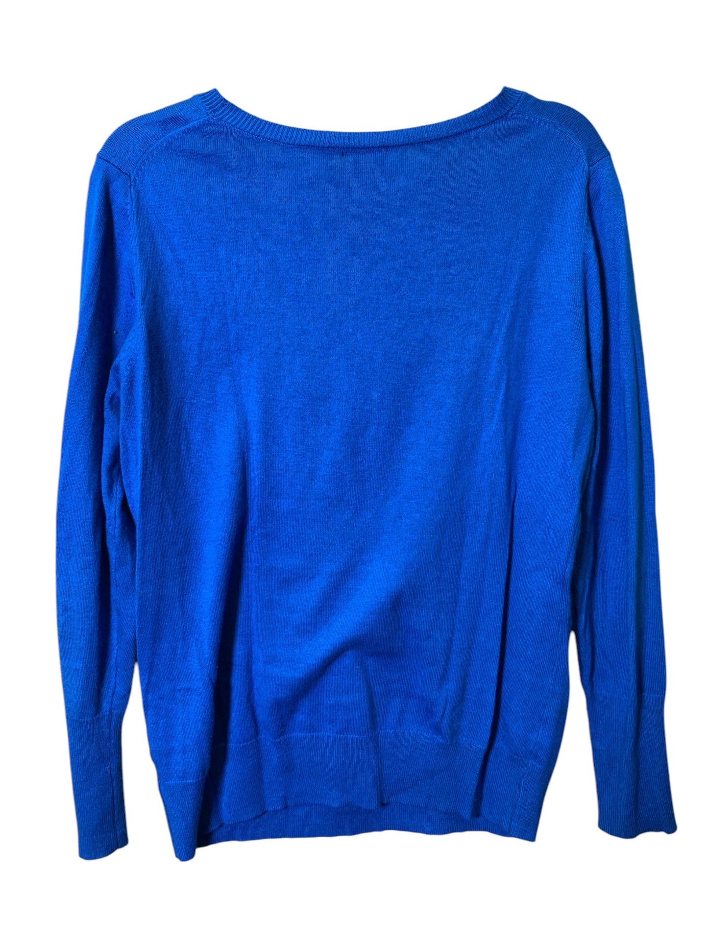 Sweater By Worthington In Blue, Size: L