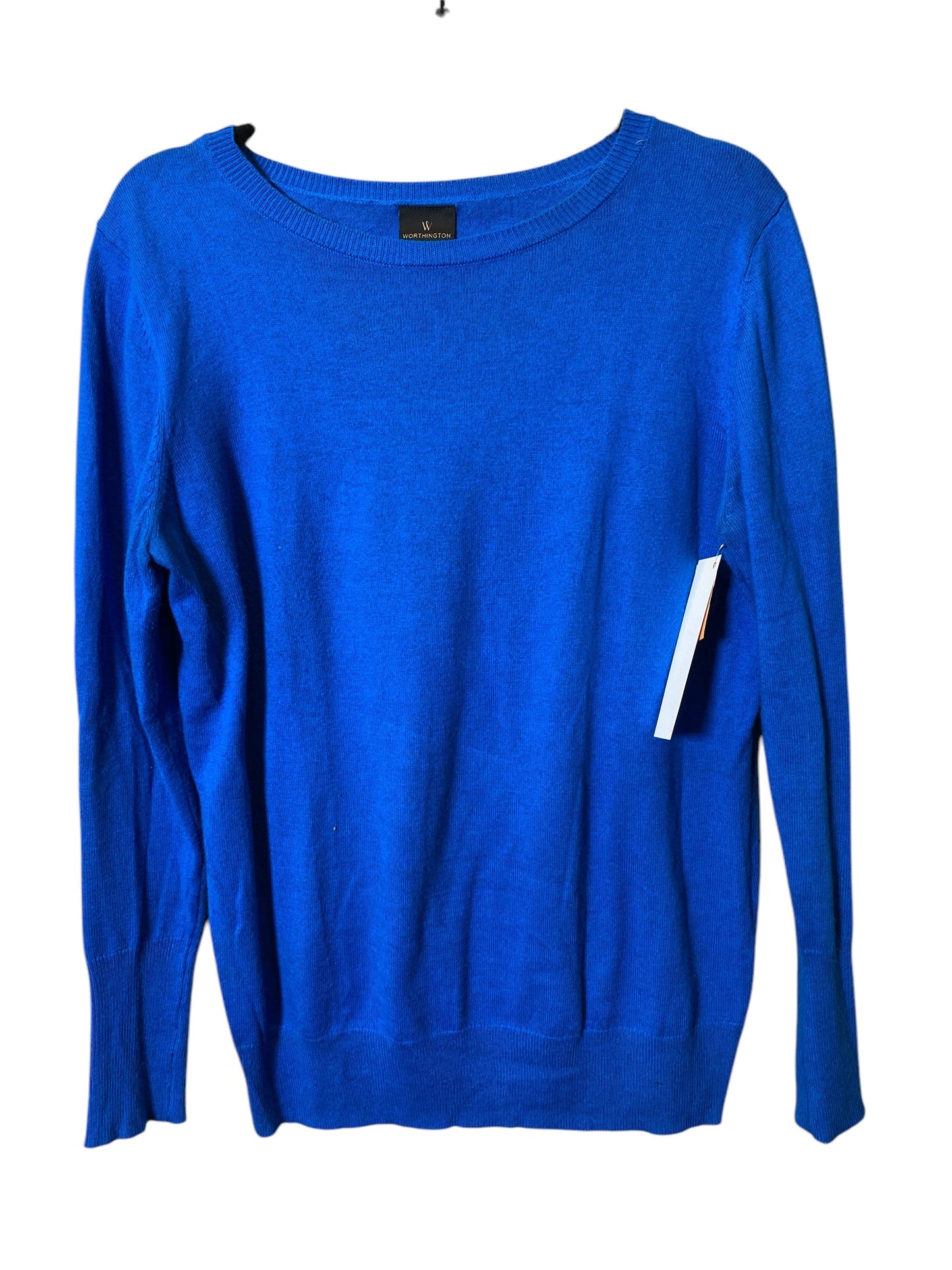 Sweater By Worthington In Blue, Size: L