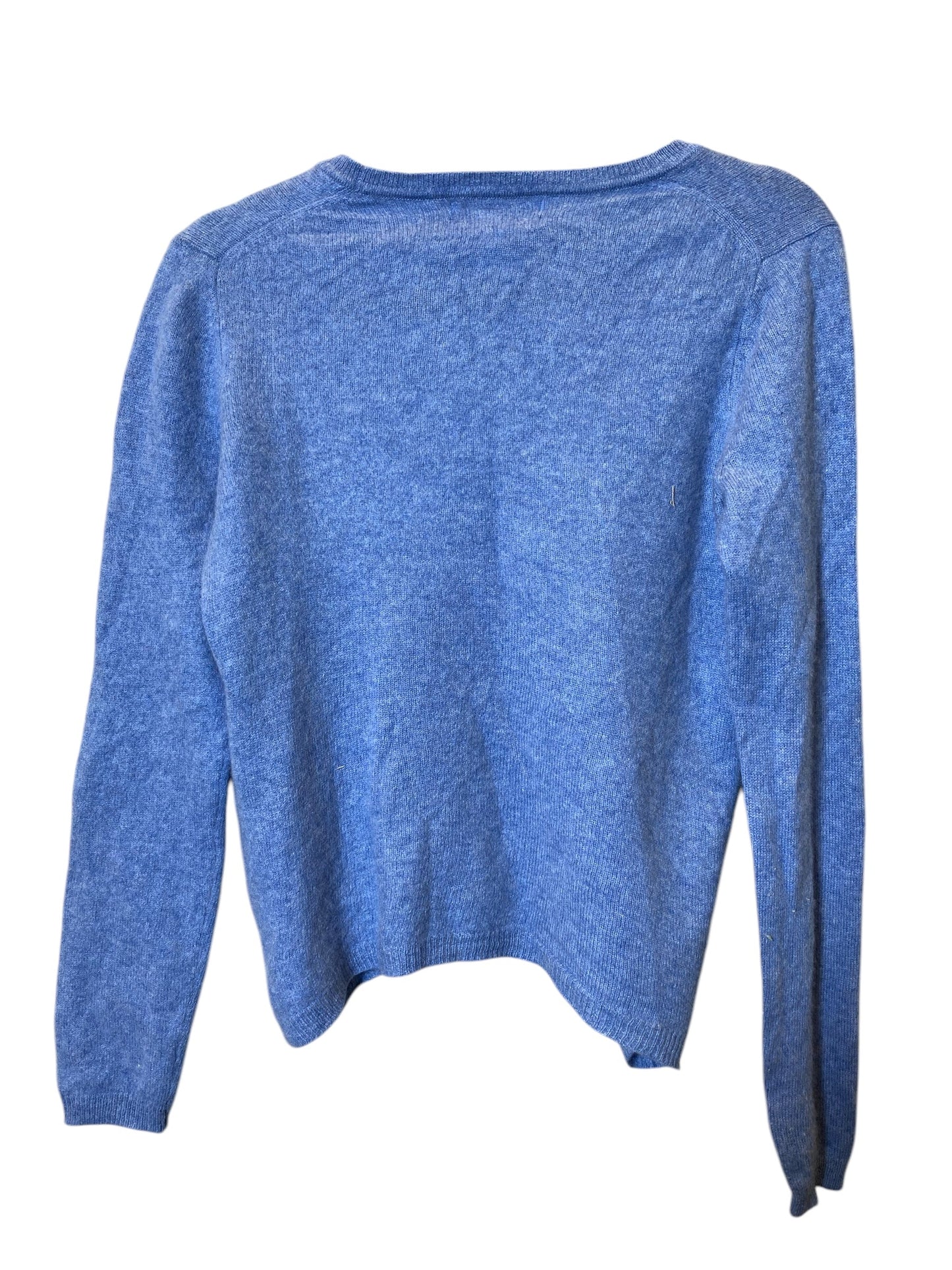 Sweater By Ellen Tracy In Blue, Size: L