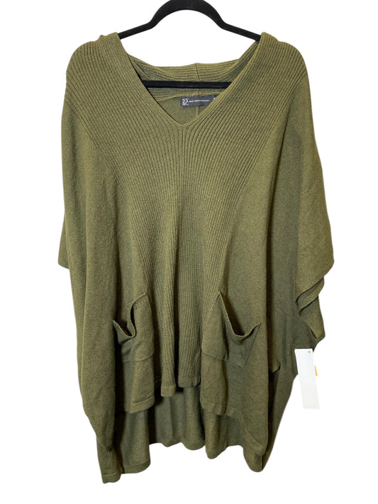 Sweater Short Sleeve By New York Jean Company In Green, Size: M