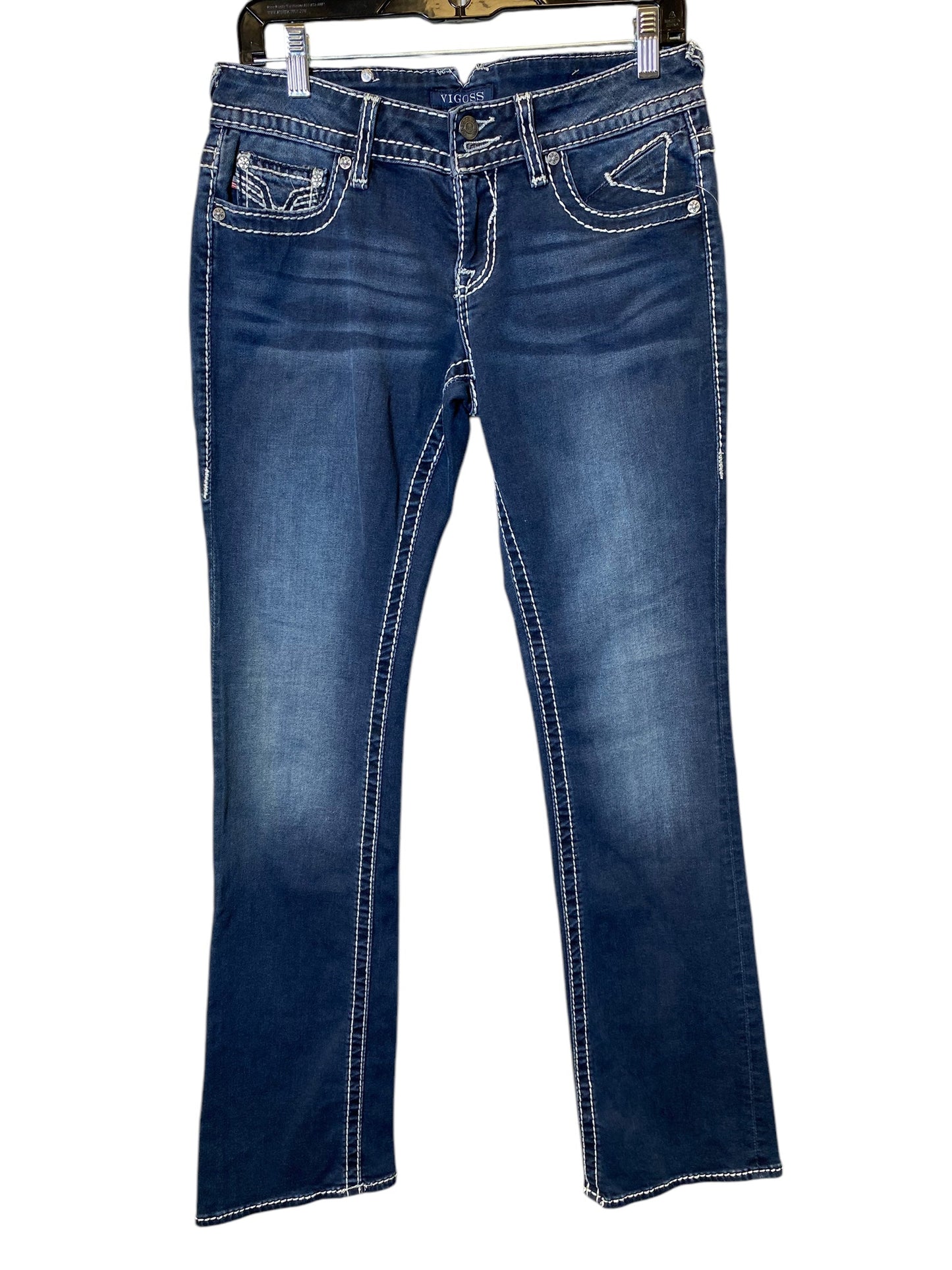 Jeans Boot Cut By Vigoss In Blue, Size: 8