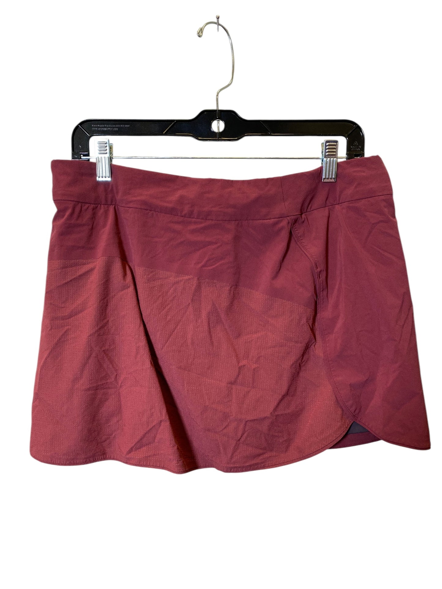 Athletic Skort By Outdoor Voices In Maroon, Size: Xl