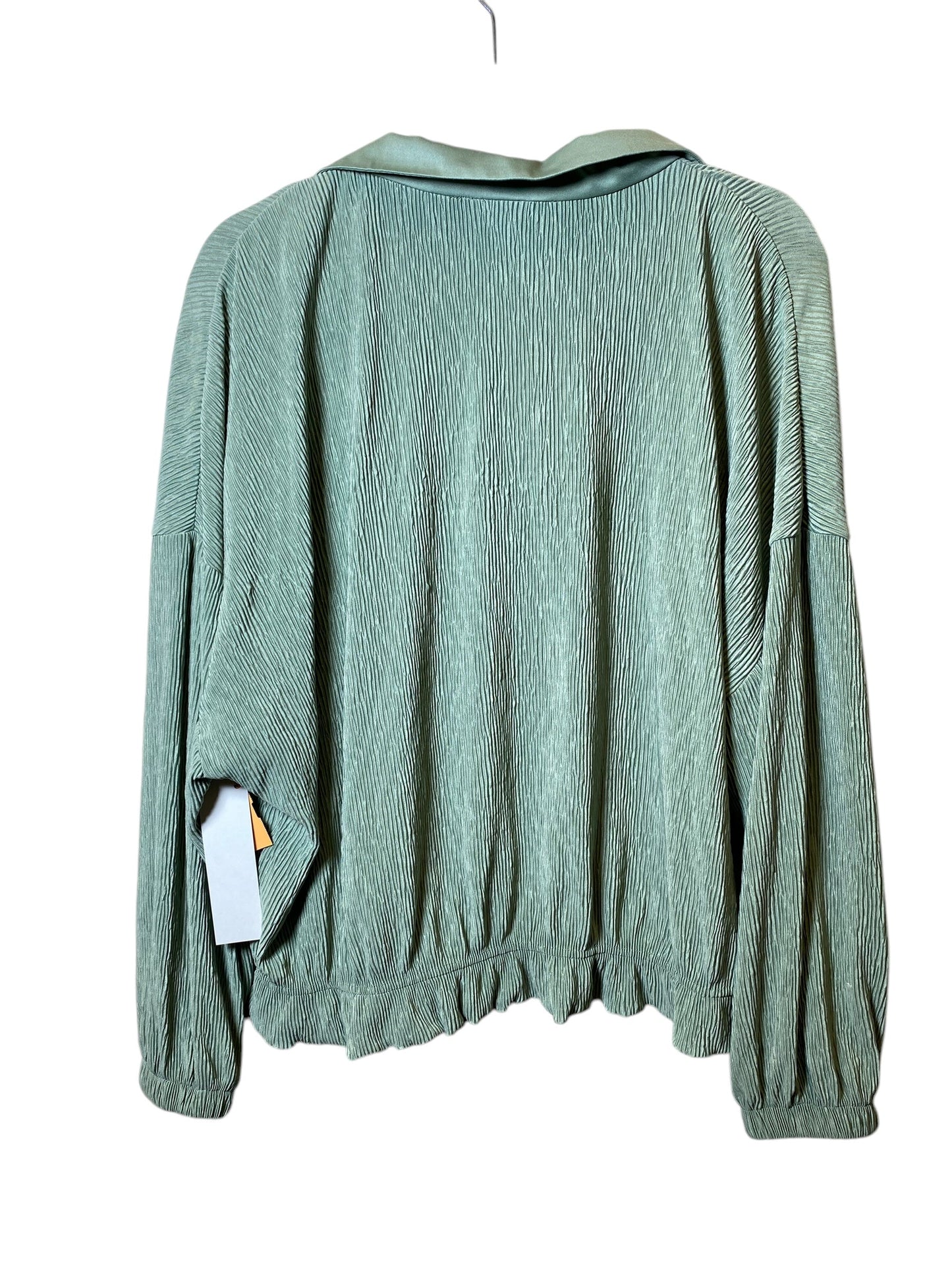 Top Long Sleeve By Marc New York In Green, Size: M