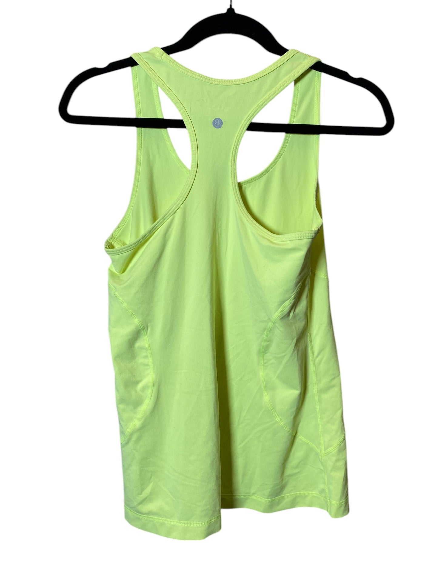 Athletic Tank Top By Zella In Chartreuse, Size: M