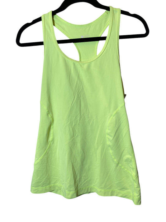 Athletic Tank Top By Zella In Chartreuse, Size: M