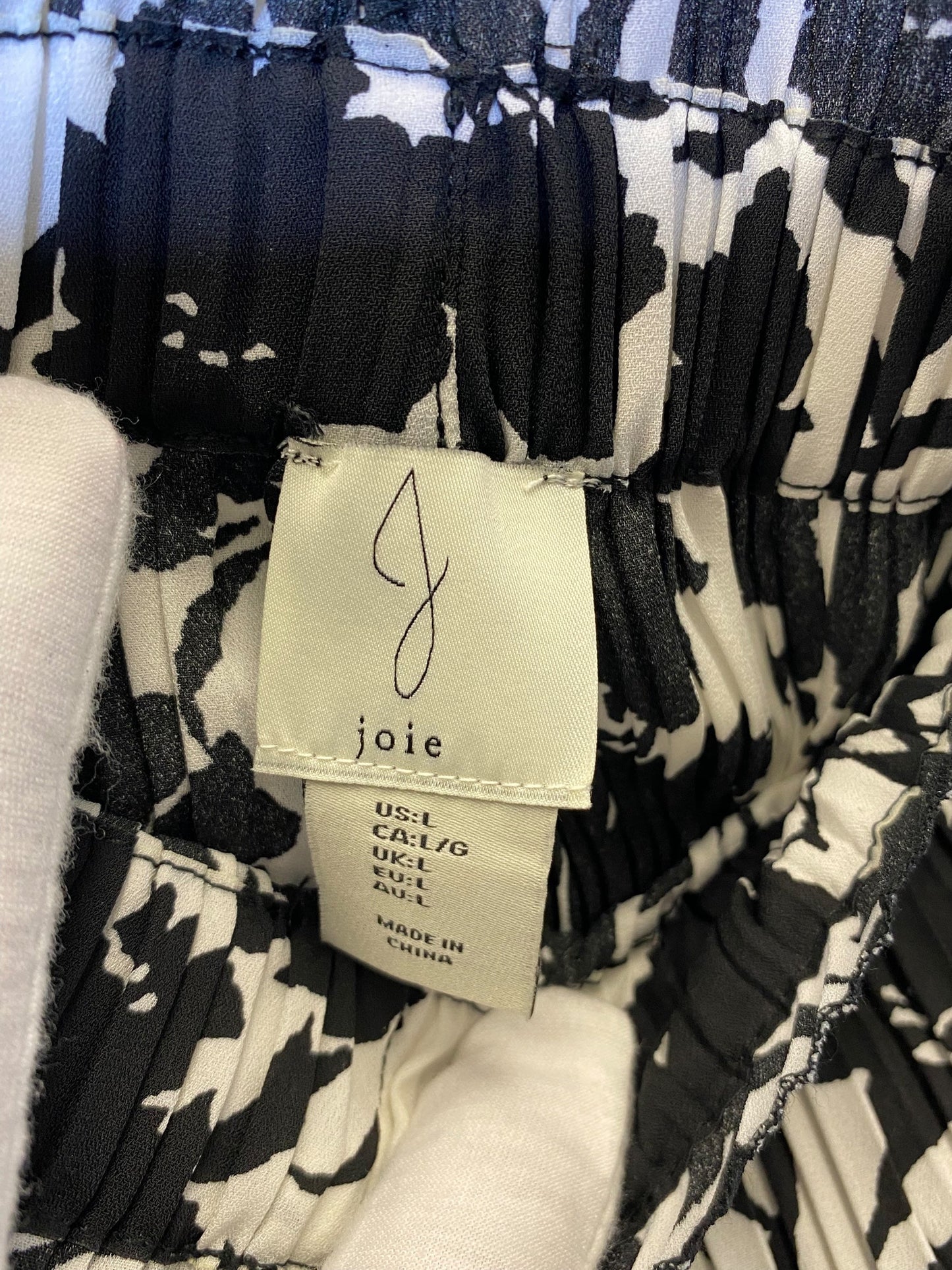 Pants Lounge By Joie In Black & White, Size: L