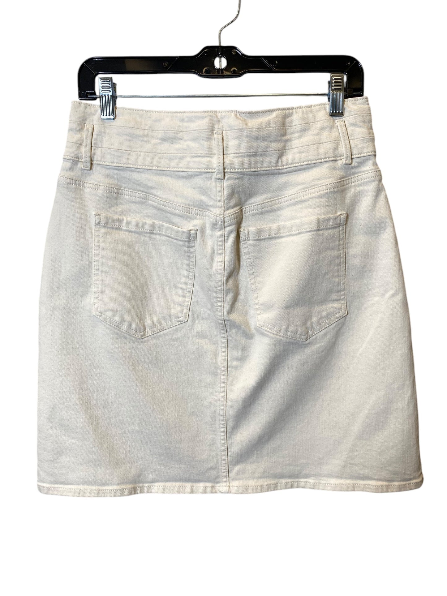 Skirt Mini & Short By Ann Taylor In Cream, Size: 8