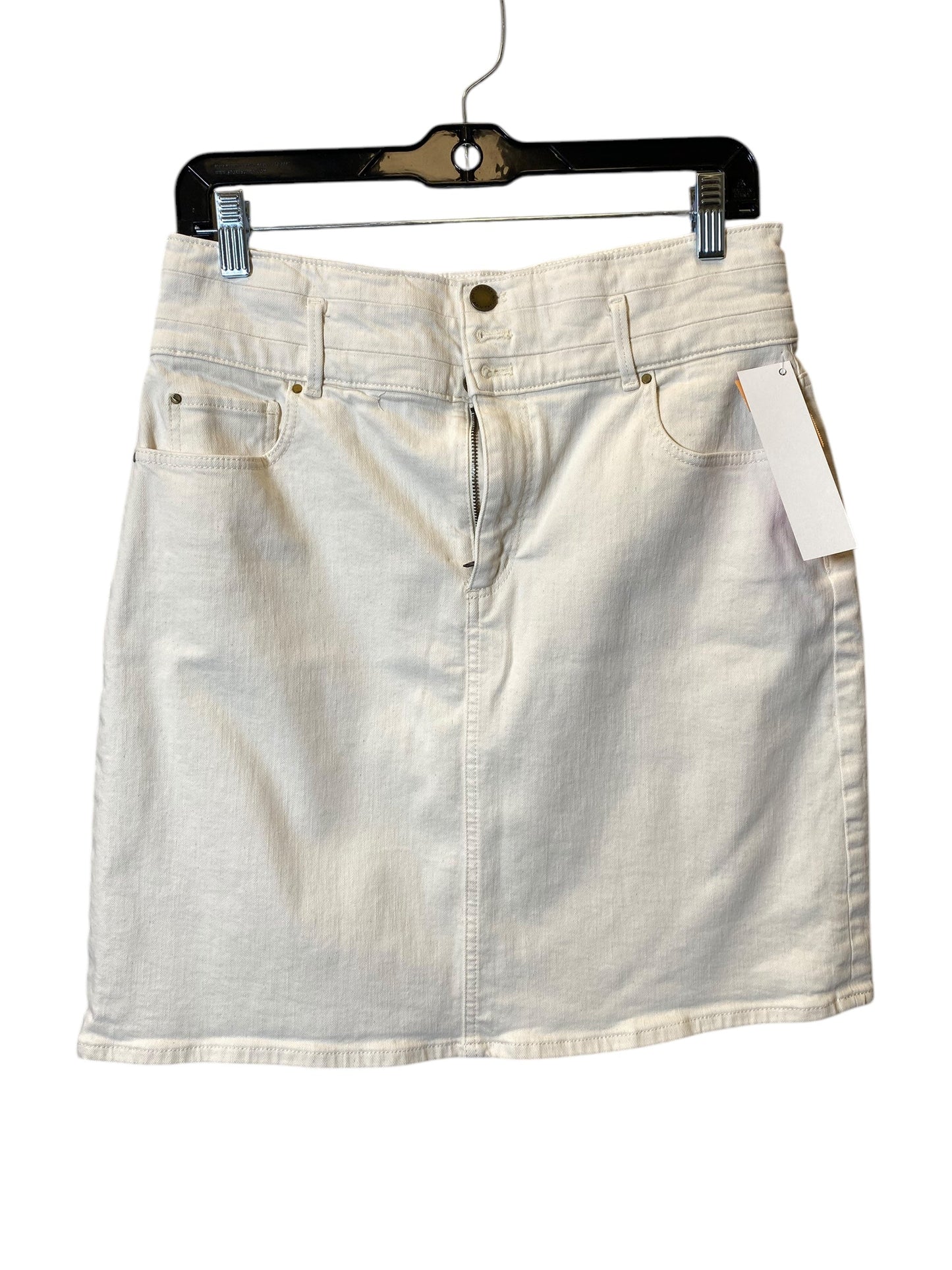 Skirt Mini & Short By Ann Taylor In Cream, Size: 8