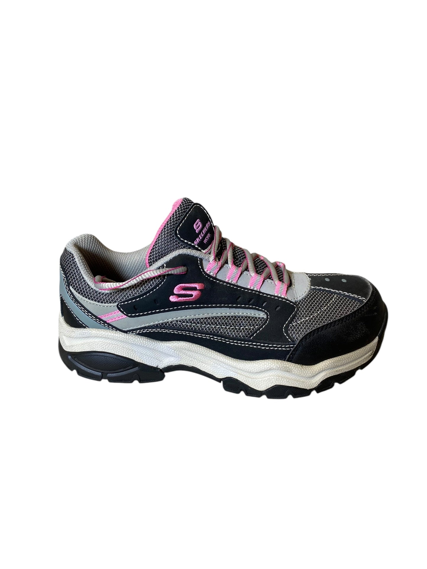 Shoes Sneakers By Skechers In Grey, Size: 6.5