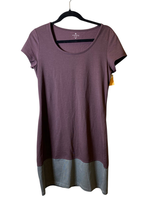 Dress Casual Midi By Athleta In Maroon, Size: M