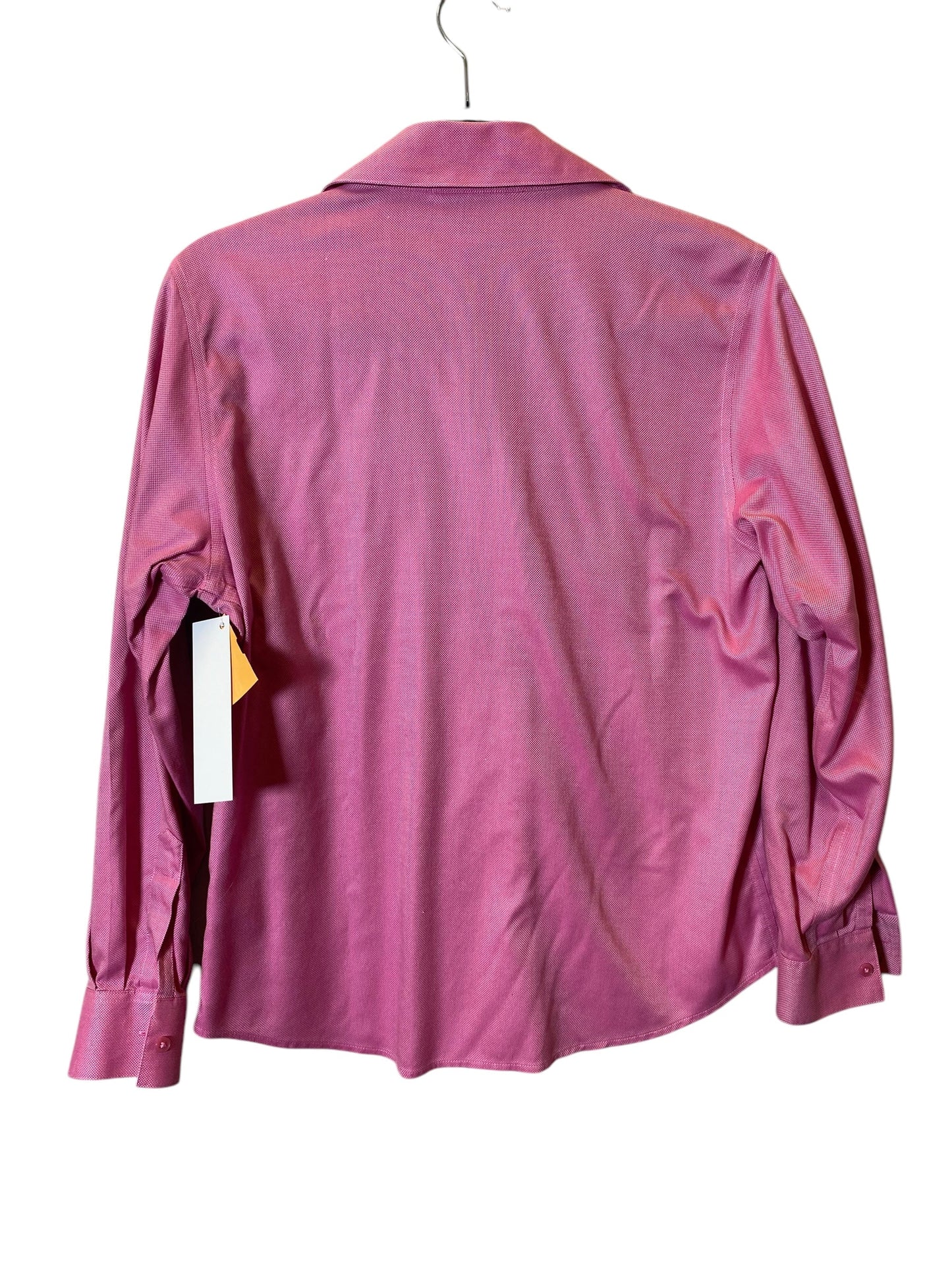 Blouse Long Sleeve By Talbots In Pink, Size: M