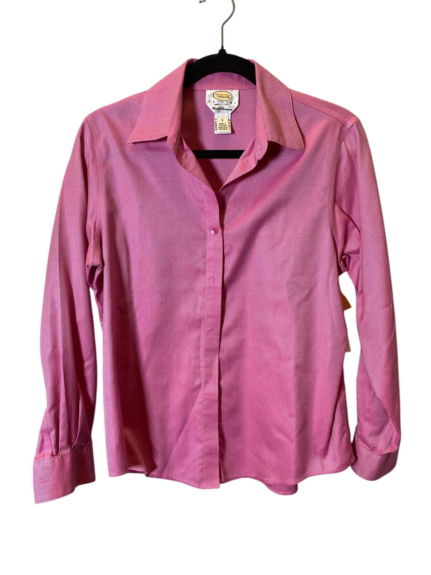 Blouse Long Sleeve By Talbots In Pink, Size: M