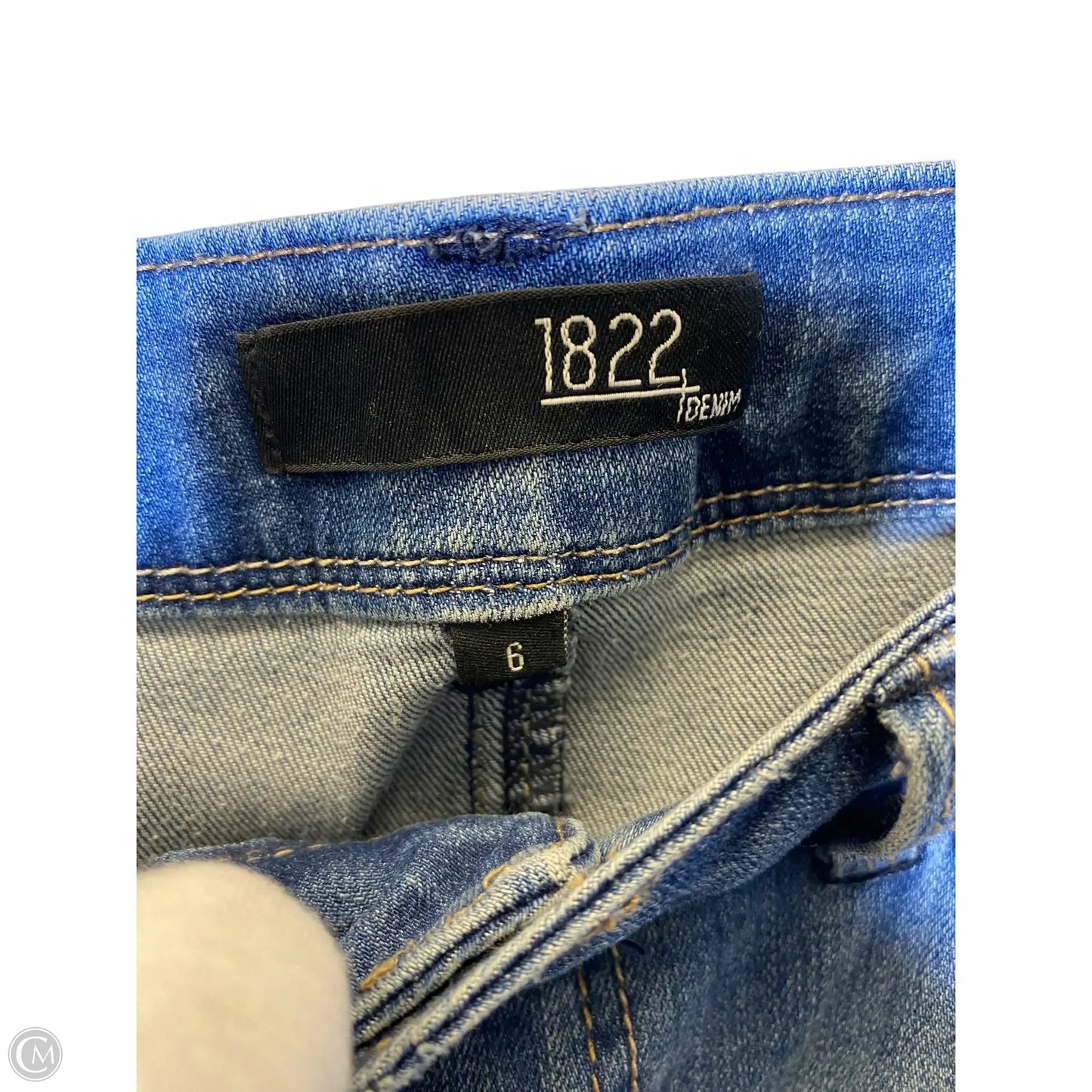 Jeans Skinny By 1822 Denim In Blue, Size: 6