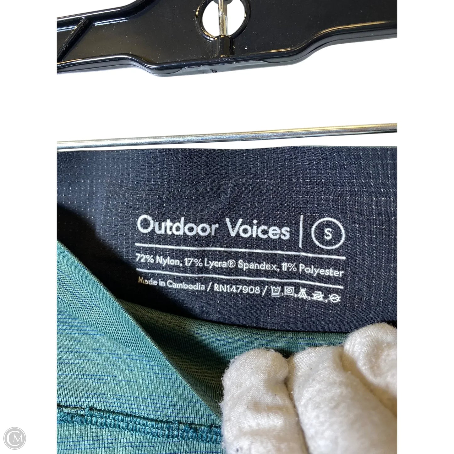 Athletic Capris By Outdoor Voices In Green, Size: S