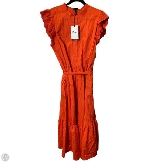 Dress Casual Maxi By Who What Wear In Orange, Size: 1x