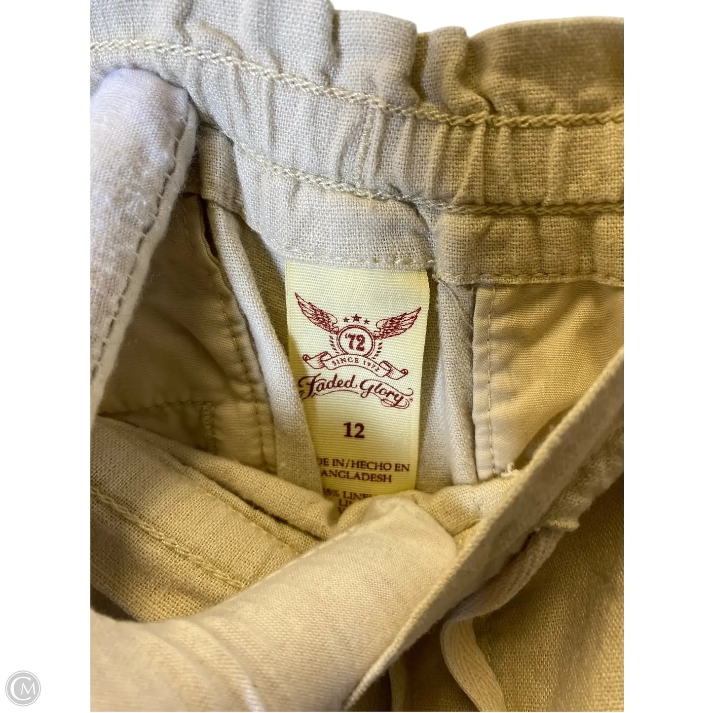 Shorts By Faded Glory In Tan, Size: 12