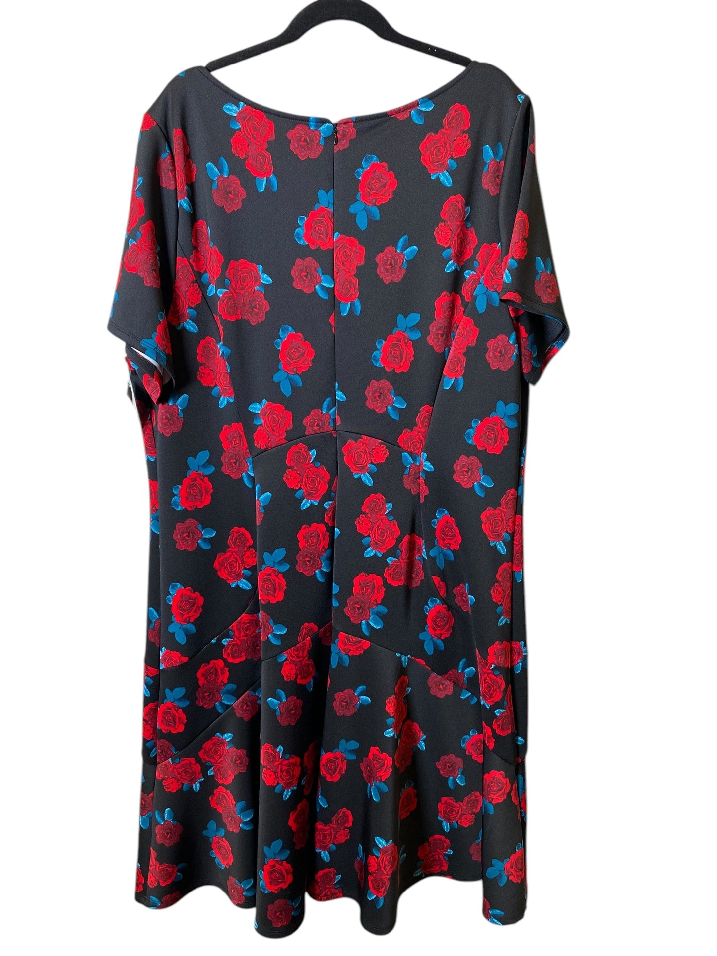 Dress Casual Midi By Lane Bryant In Floral Print, Size: 3x