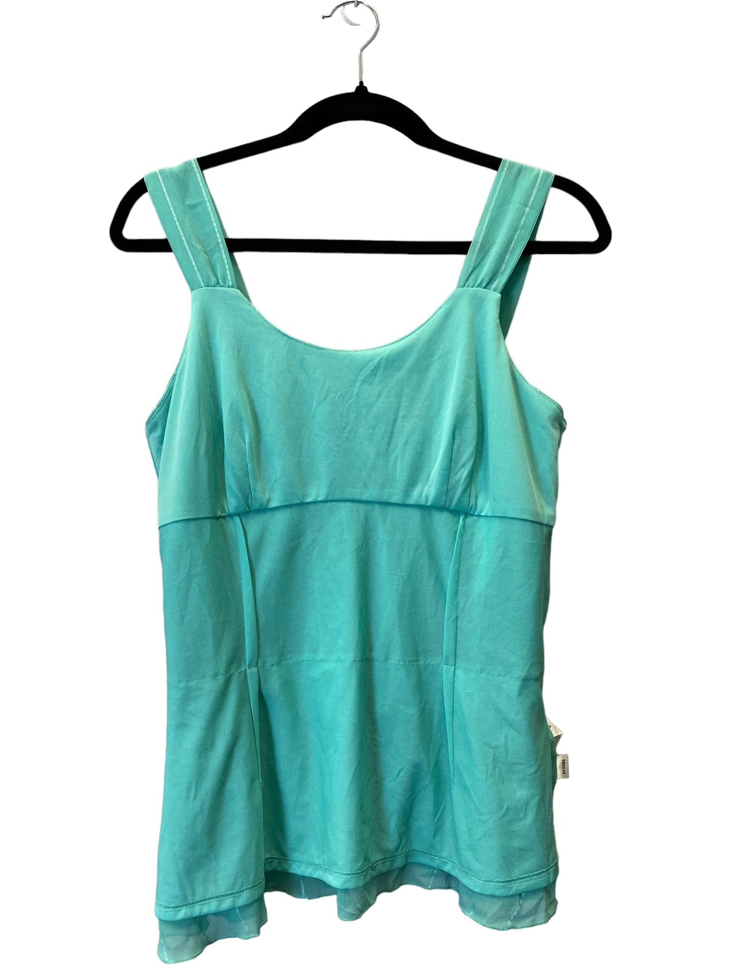 Green Top Sleeveless Loft, Size Xs