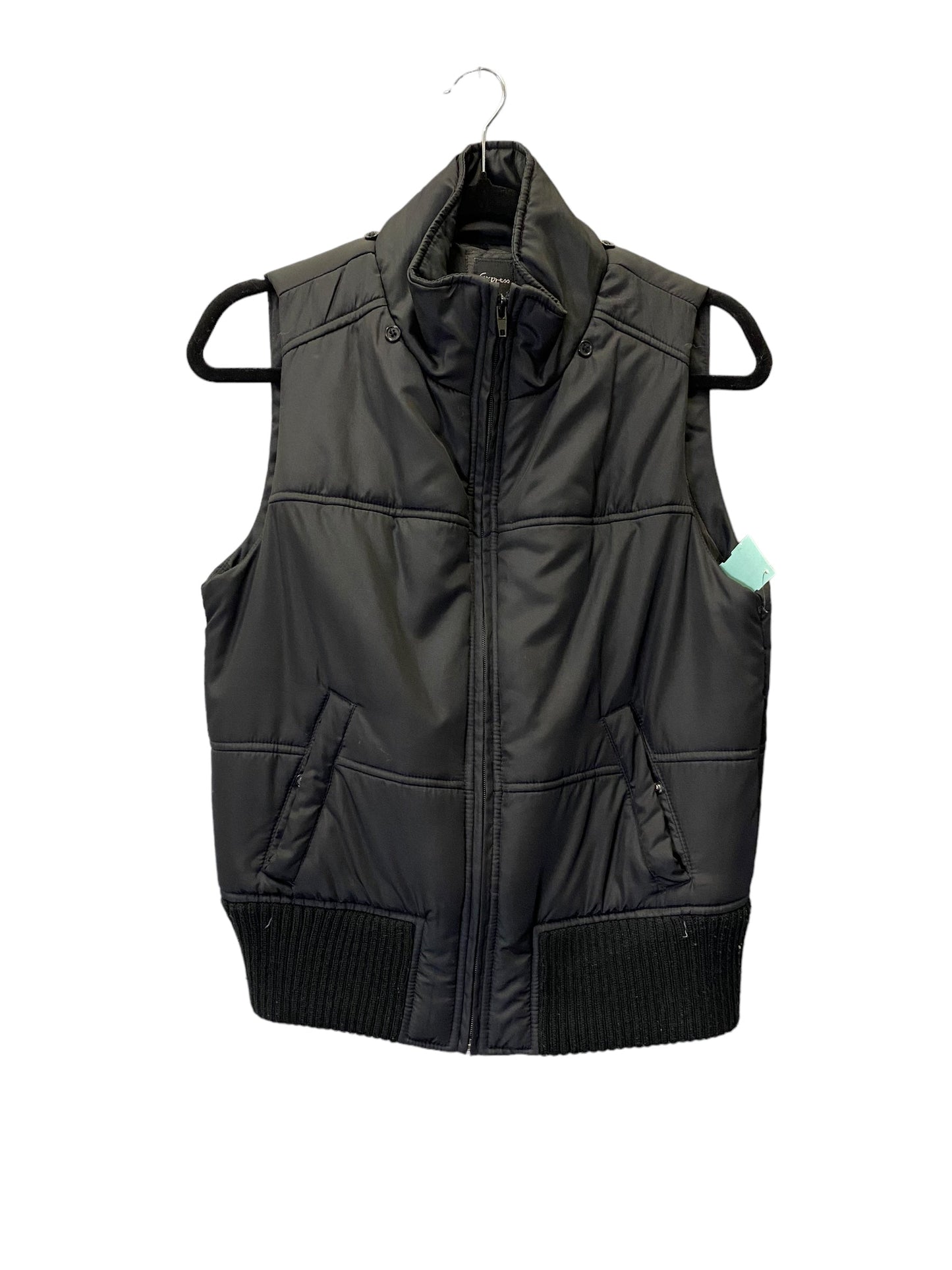 Vest Puffer & Quilted By Express In Black, Size: M