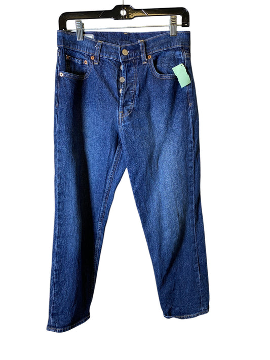 Jeans Straight By Gap In Blue, Size: 4