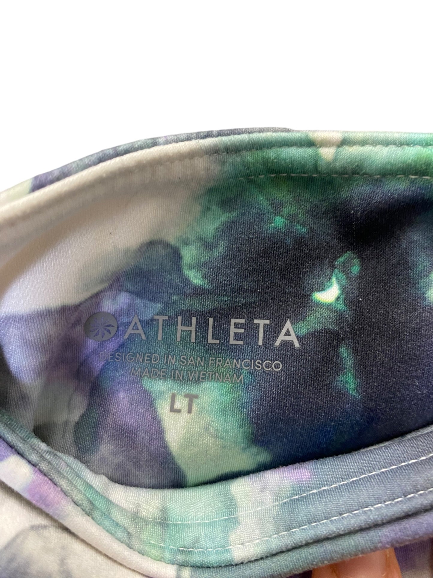 Athletic Leggings By Athleta In Multi-colored, Size: L