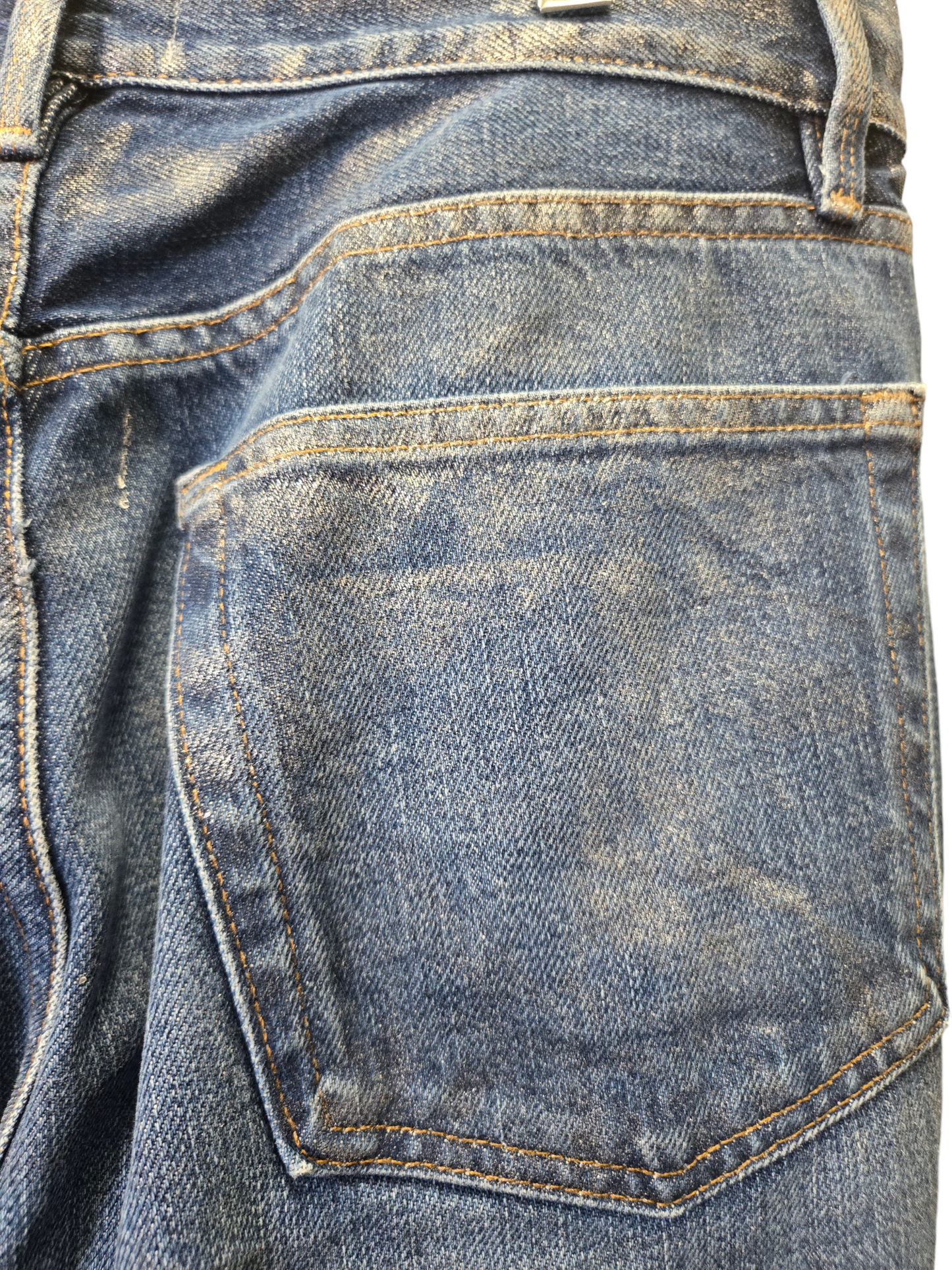 Blue Jeans Straight Frame, Size 6