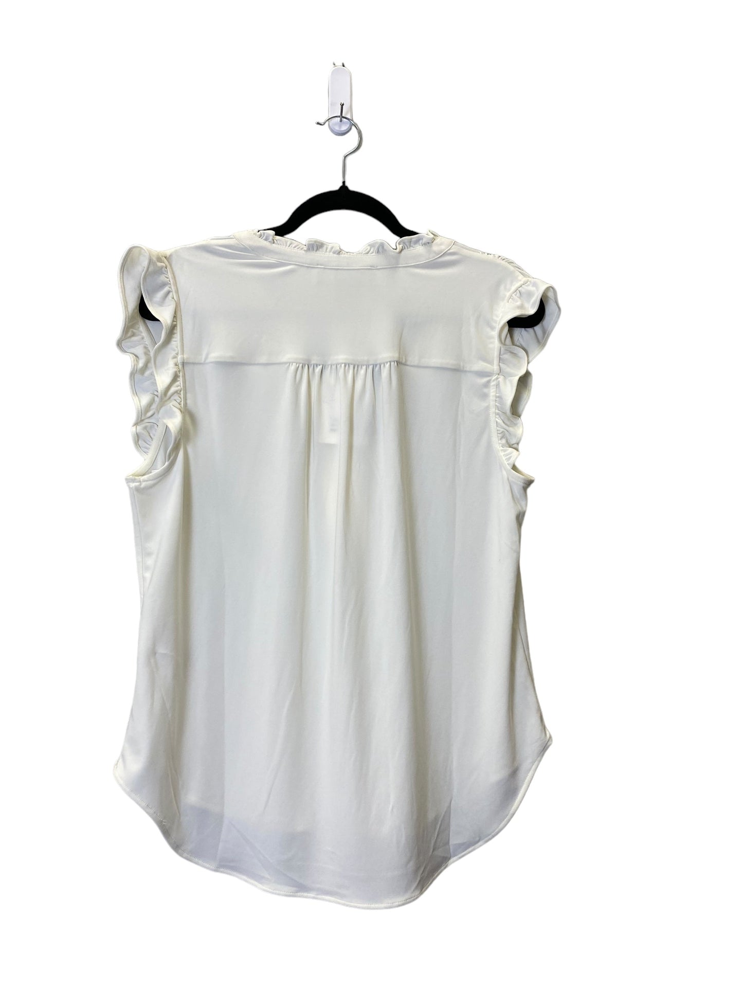 Top Short Sleeve By Dkny In Cream, Size: L