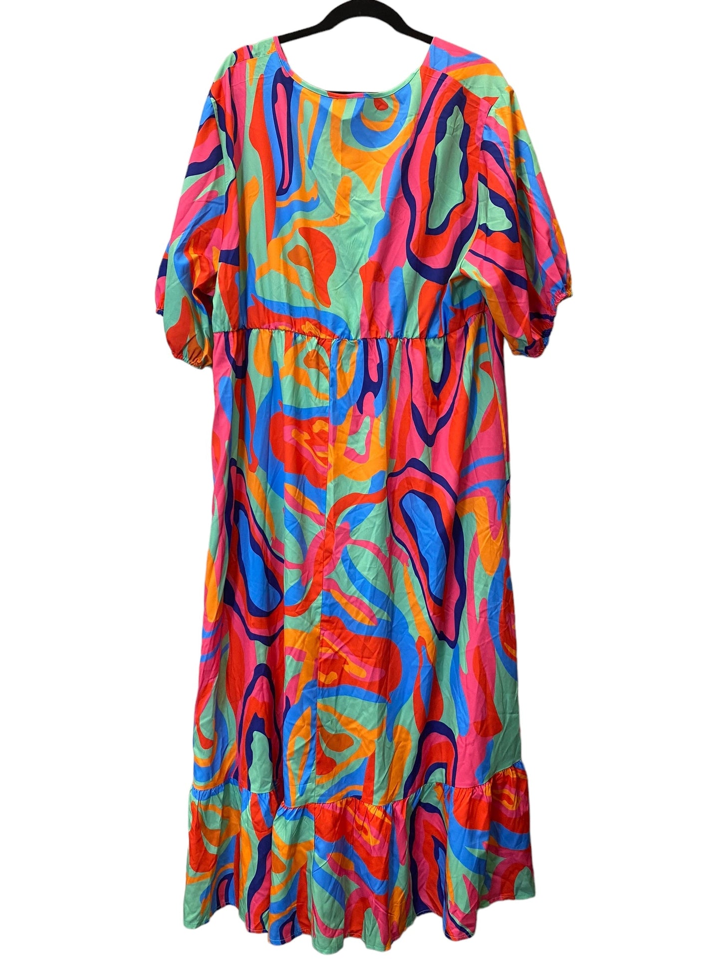 Dress Casual Maxi By Shein In Multi-colored, Size: 4x