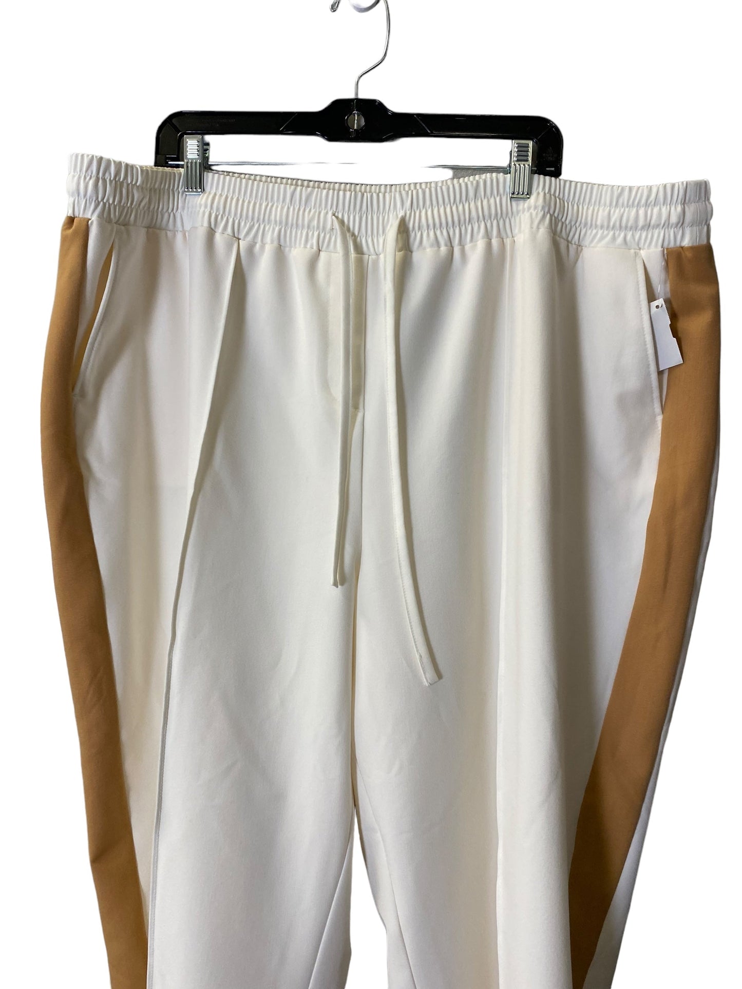 Pants Dress By Lane Bryant In Cream & Tan, Size: 24