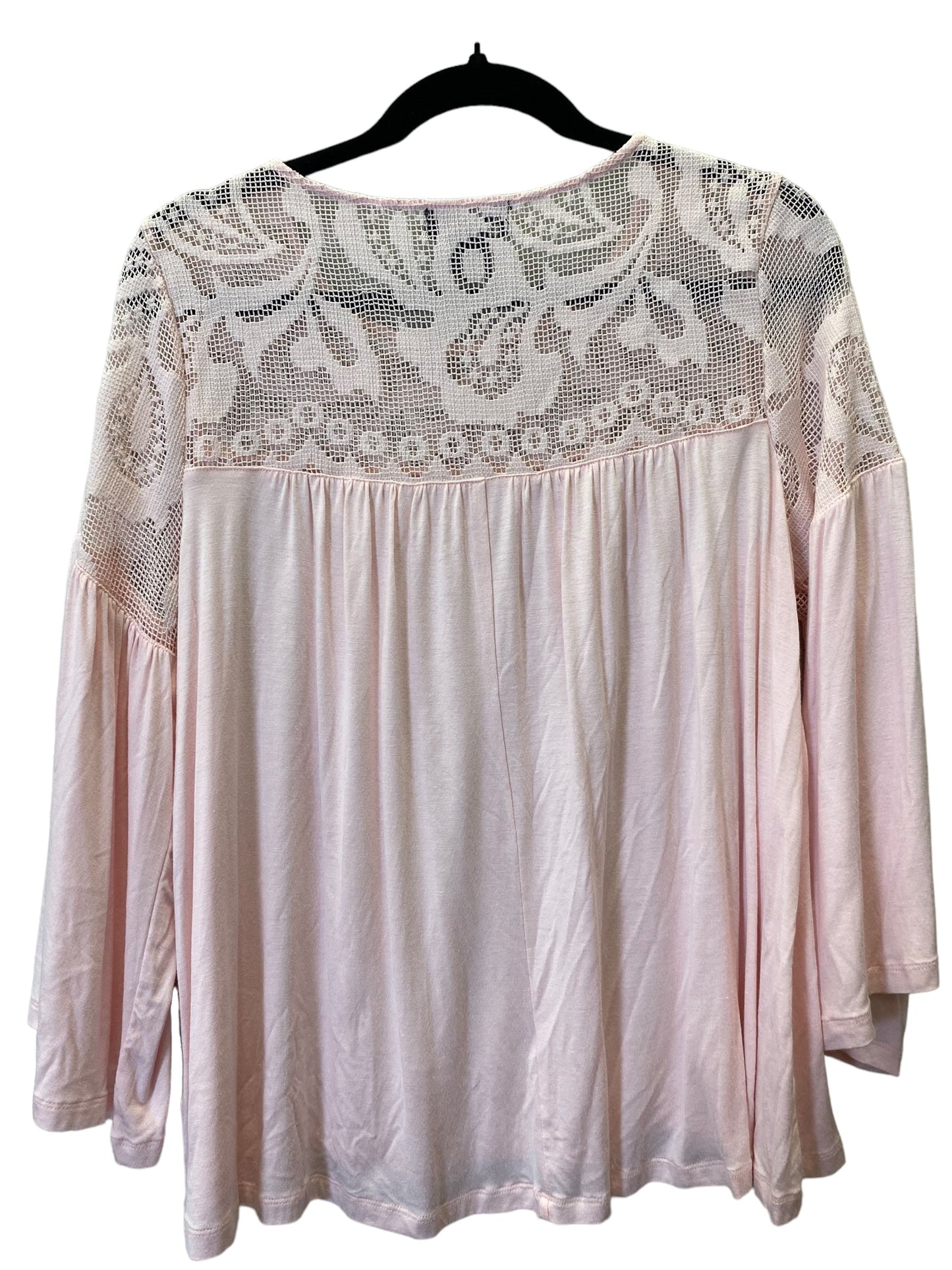 Pink Top Long Sleeve Liz Claiborne, Size M