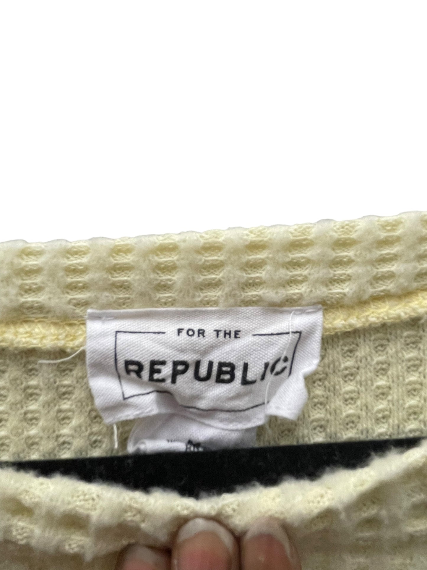 Yellow Sweater For The Republic, Size M