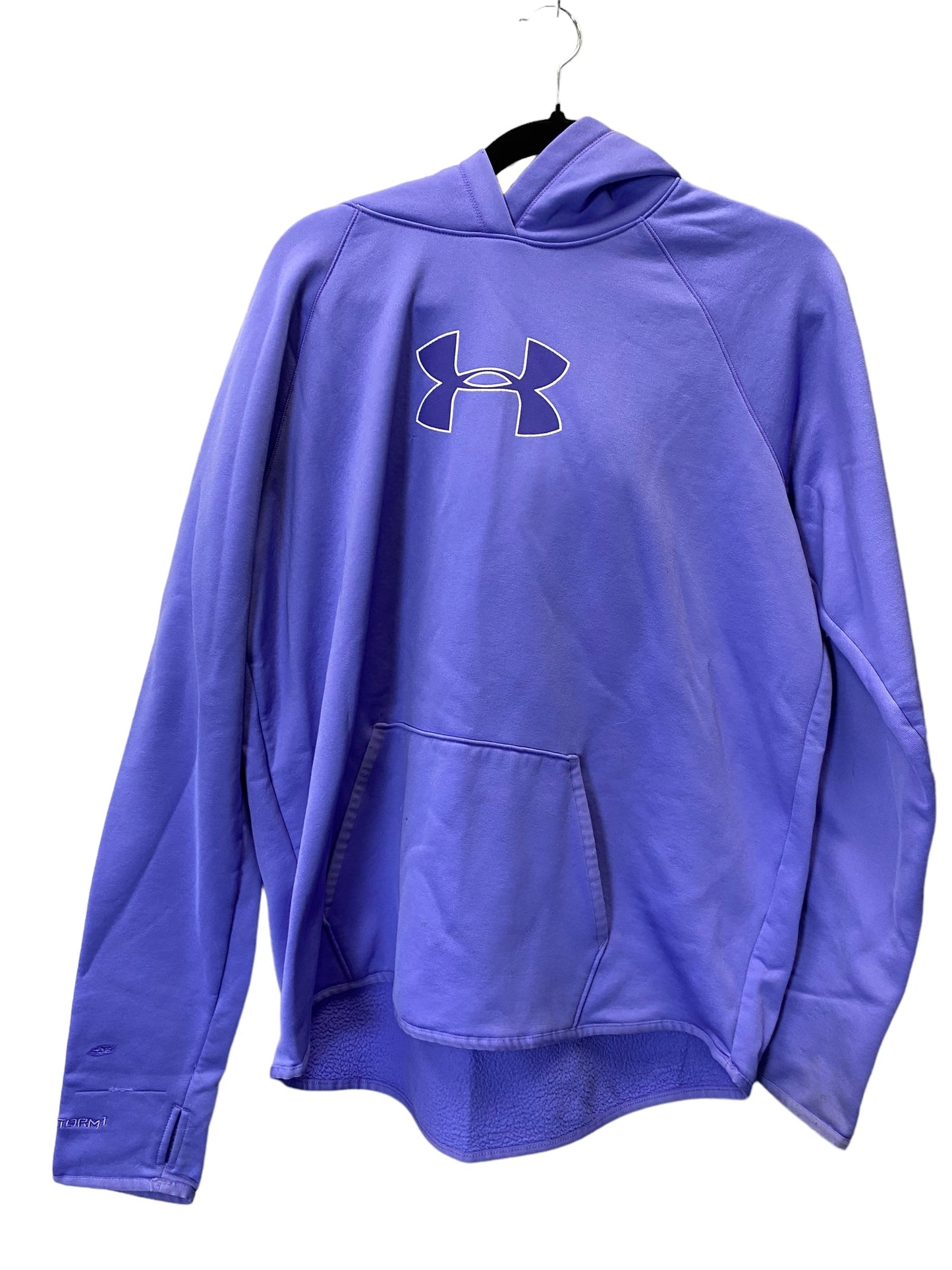 Sweatshirt Hoodie By Under Armour In Purple, Size: Xl