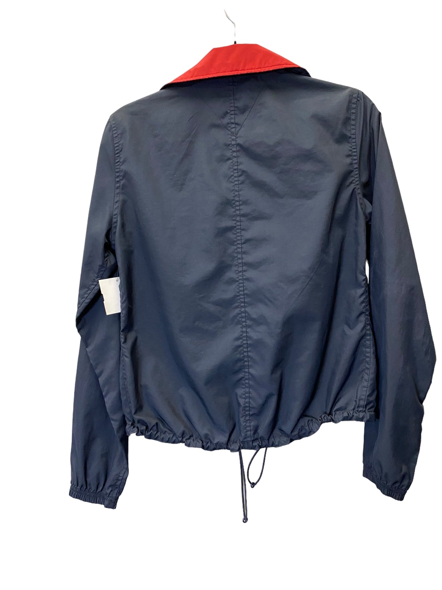 Athletic Jacket By Tommy Hilfiger In Blue & Red, Size: S