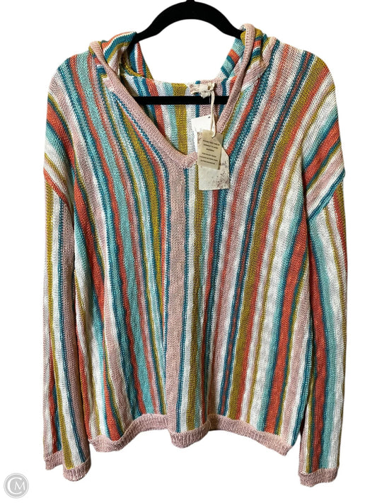 Sweatshirt Hoodie By Hem & Thread In Multi-colored, Size: M