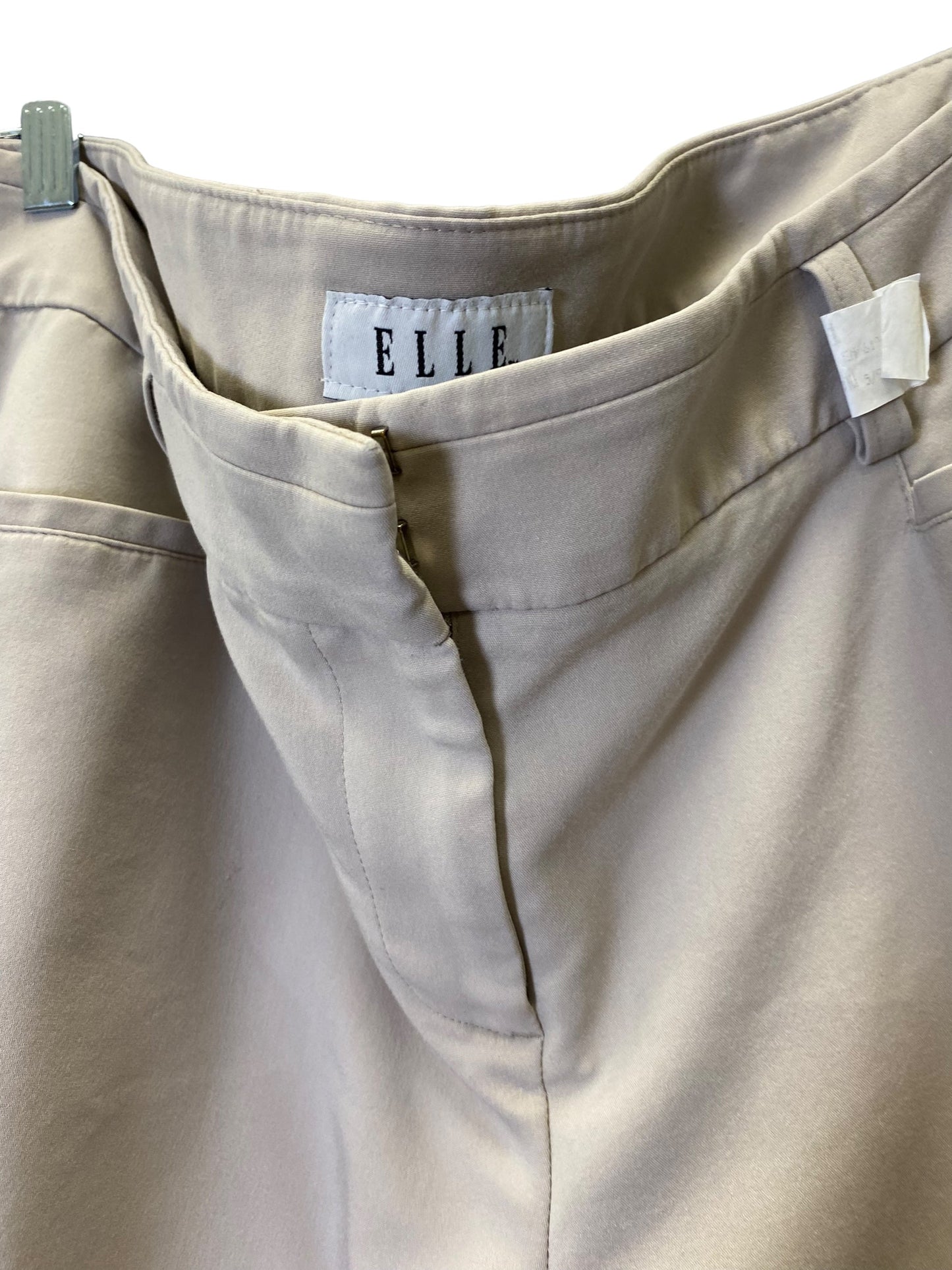 Pants Wide Leg By Elle In Cream, Size: 14