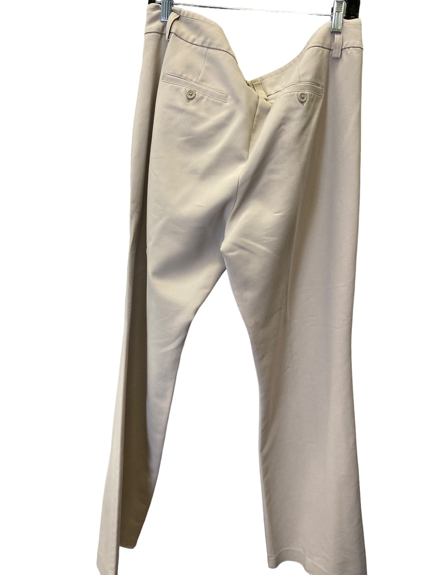 Pants Wide Leg By Elle In Cream, Size: 14