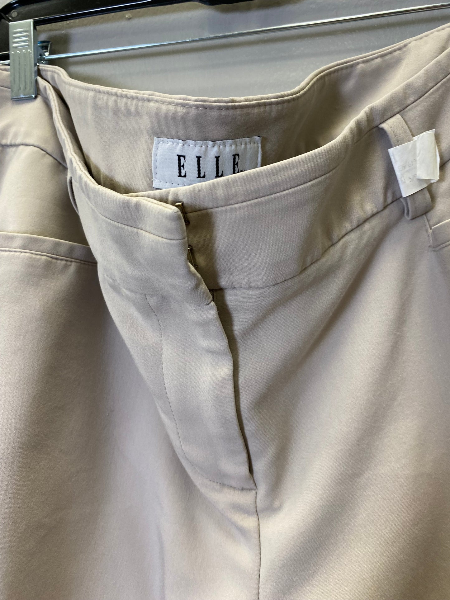 Pants Wide Leg By Elle In Cream, Size: 14