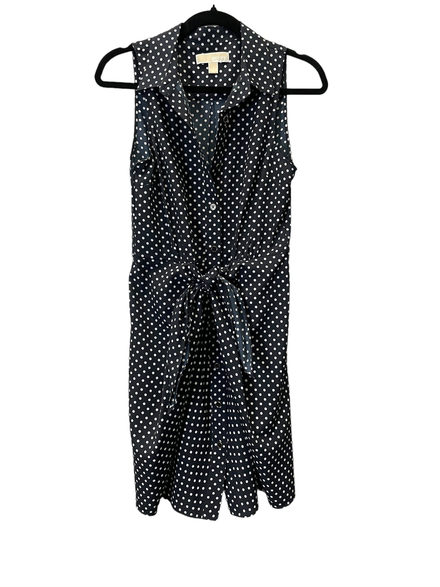 Polkadot Pattern Dress Work Michael By Michael Kors, Size Xs