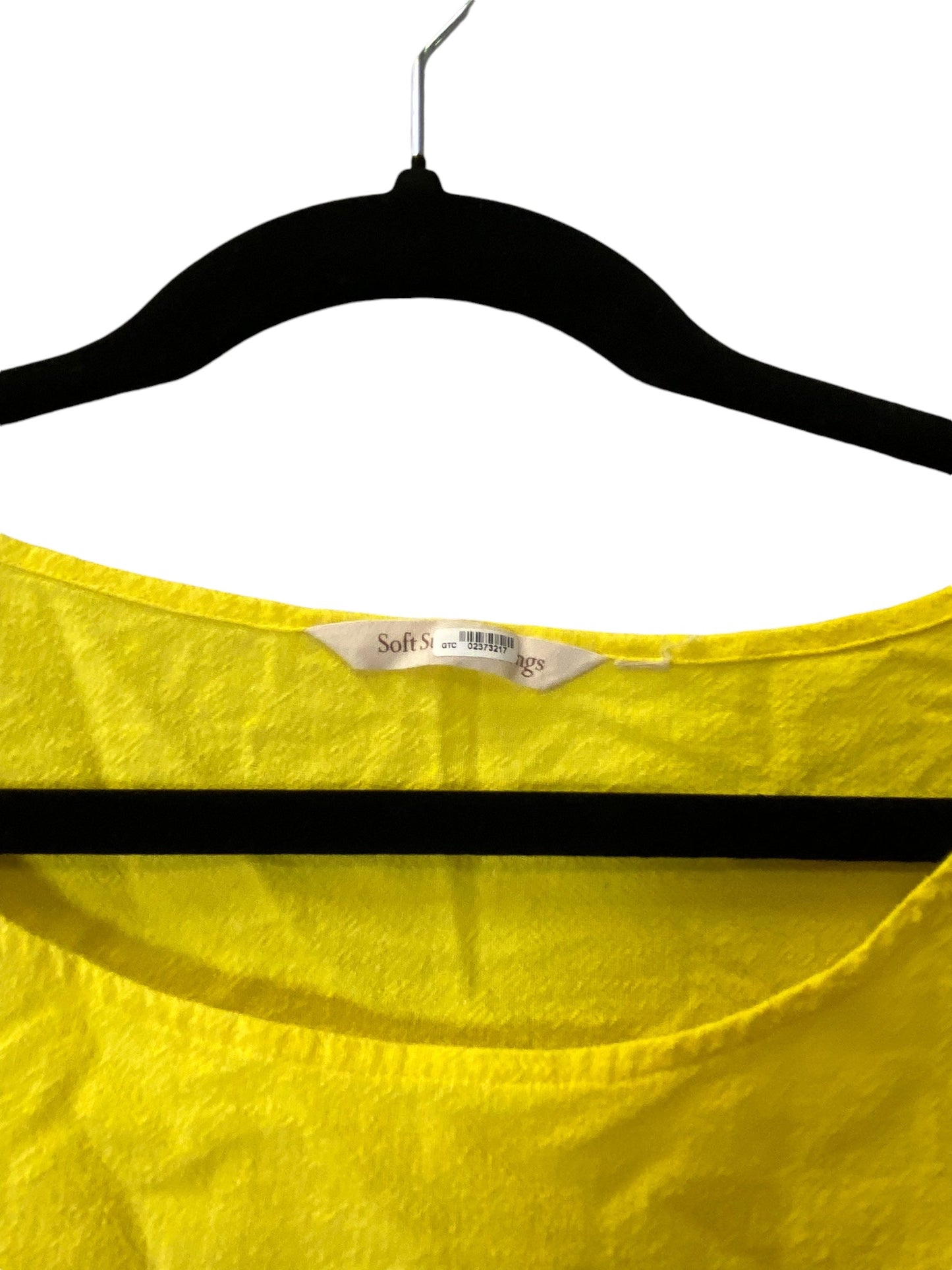 Top Long Sleeve By Soft Surroundings In Yellow, Size: Xl