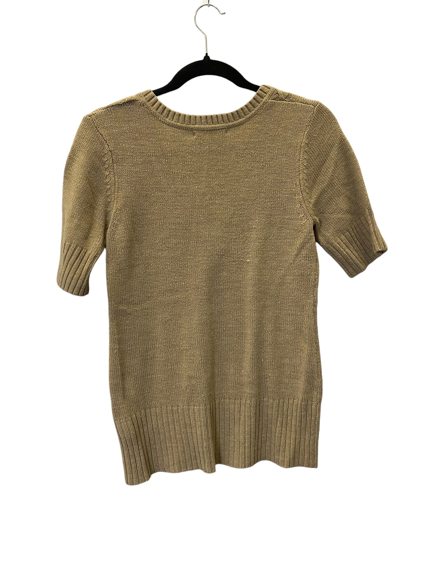 Sweater Short Sleeve By Old Navy In Brown, Size: L