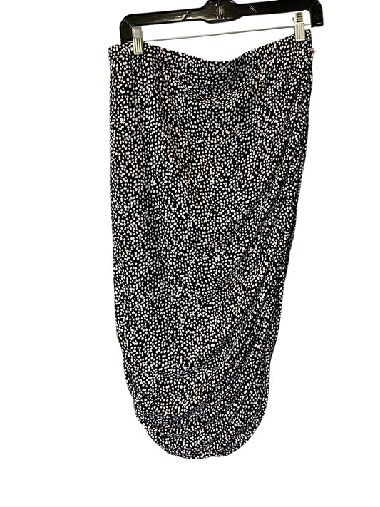 Skirt Midi By Vince Camuto In Black & White, Size: 22