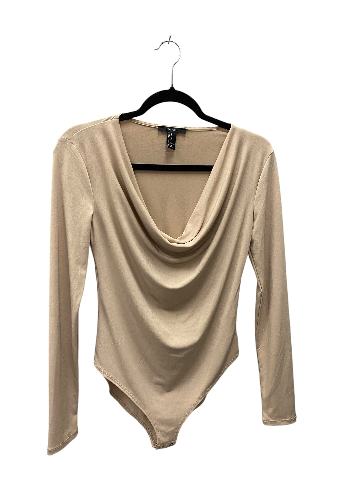 BODYSUIT FOREVER 21 in BEIGE, Size: M