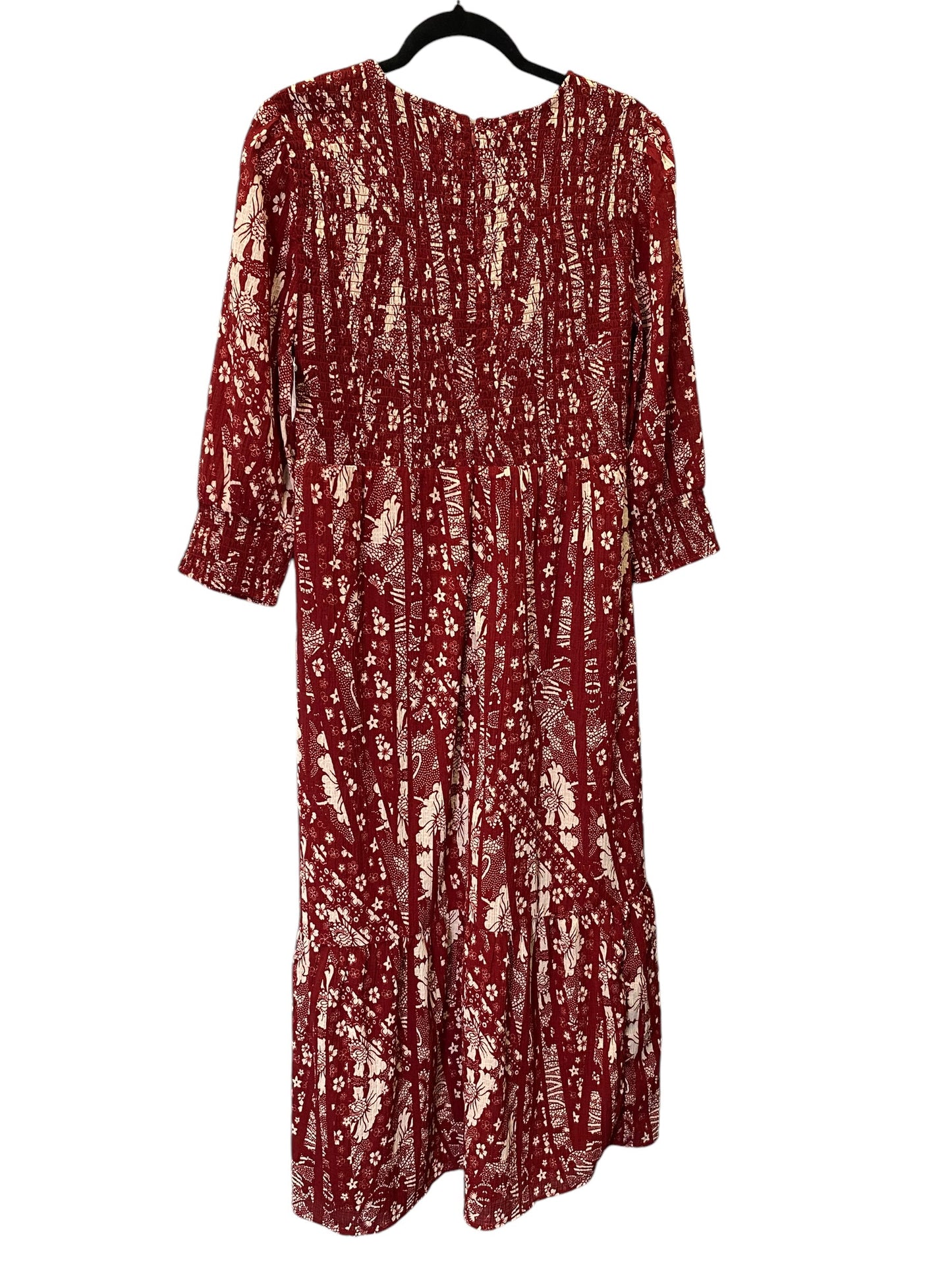 Dress Casual Maxi By Soft Surroundings In Red & White, Size: S