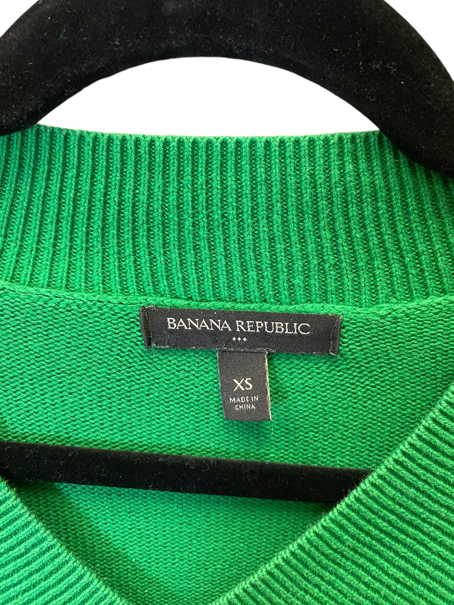 Sweater By Banana Republic In Green, Size: Xs