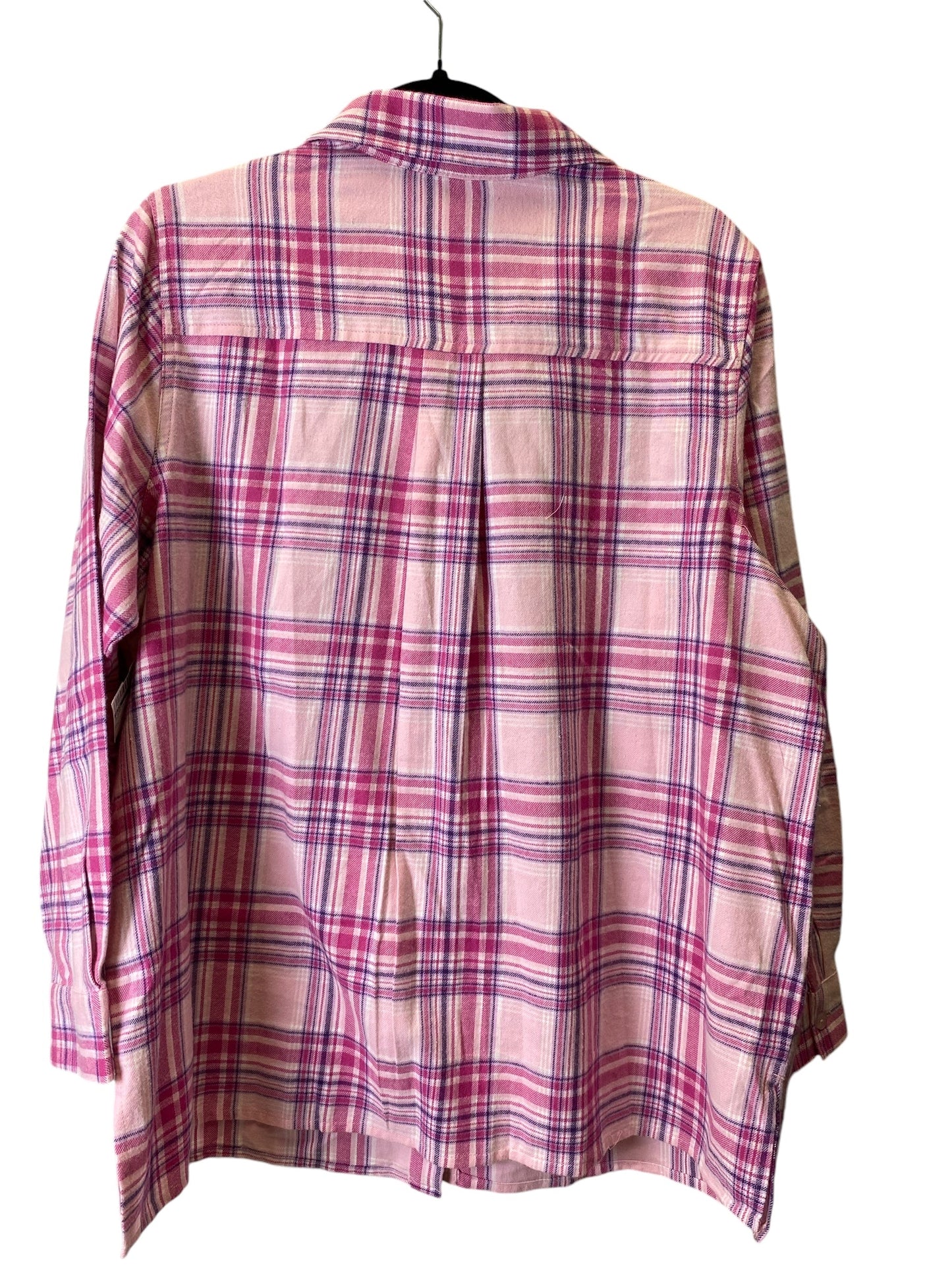 Blouse Long Sleeve By Blair In Pink, Size: L