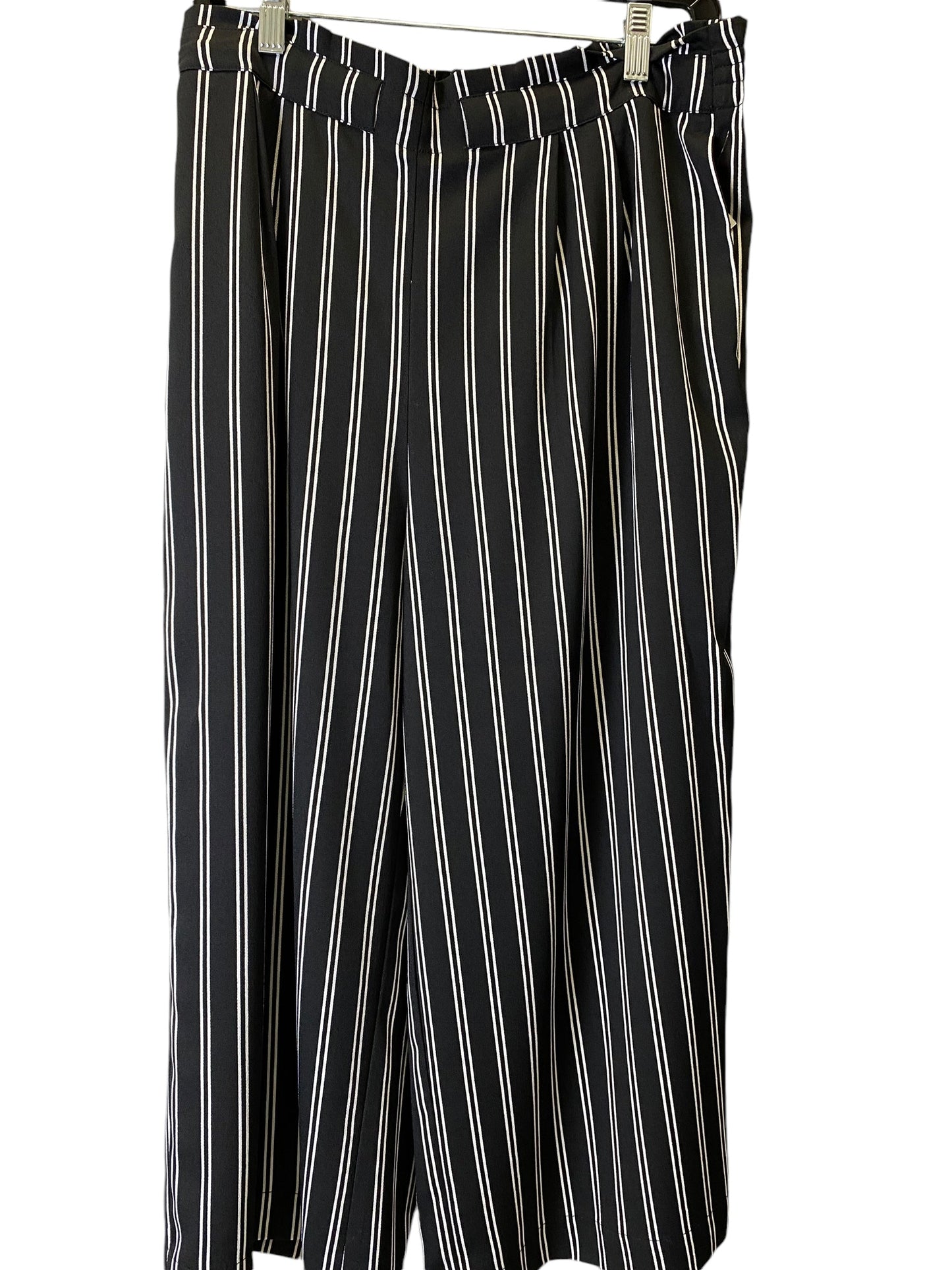 Pants Wide Leg By Dr2 In Striped Pattern, Size: 10