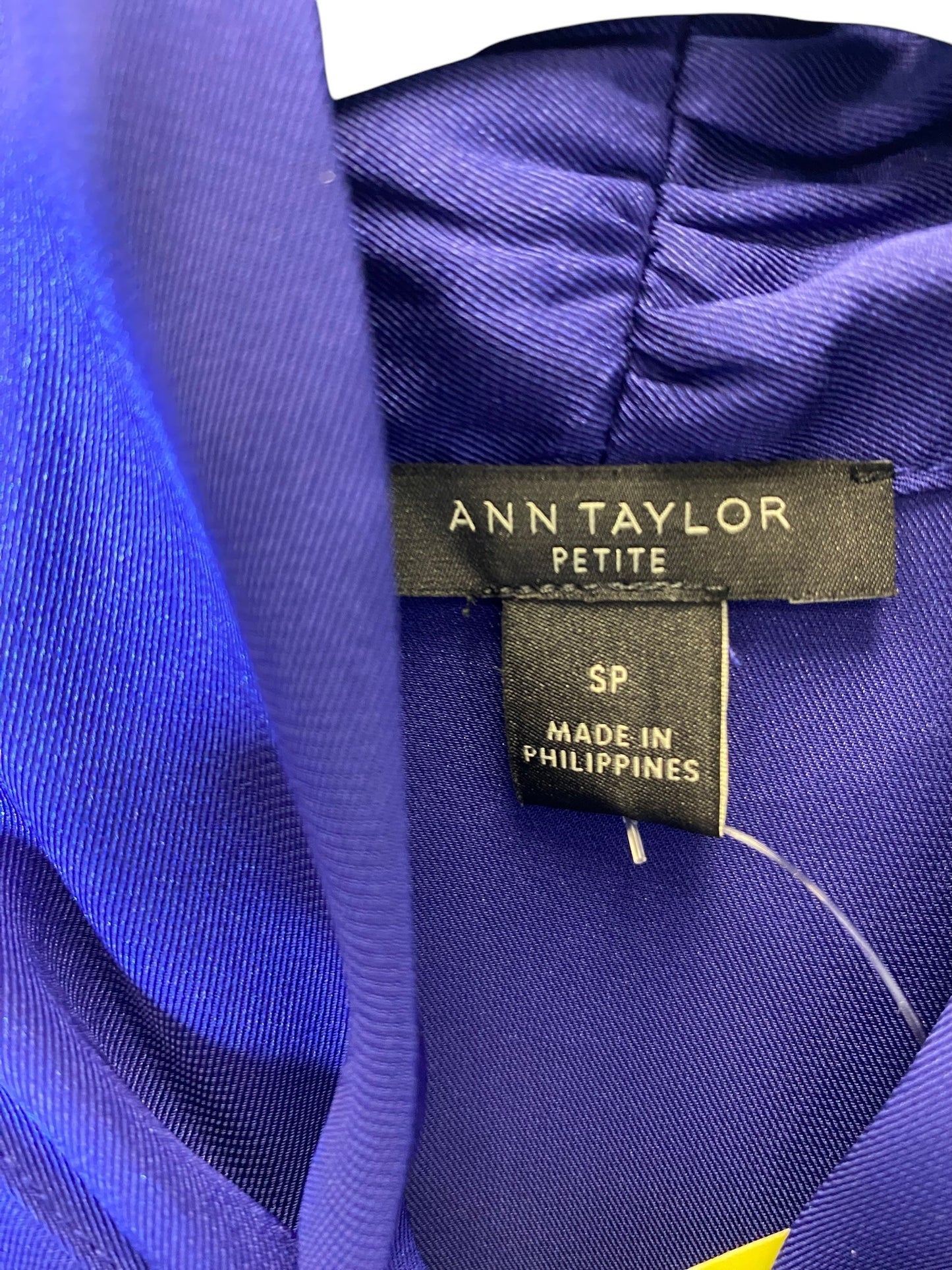 Blouse Long Sleeve By Ann Taylor In Blue, Size: S