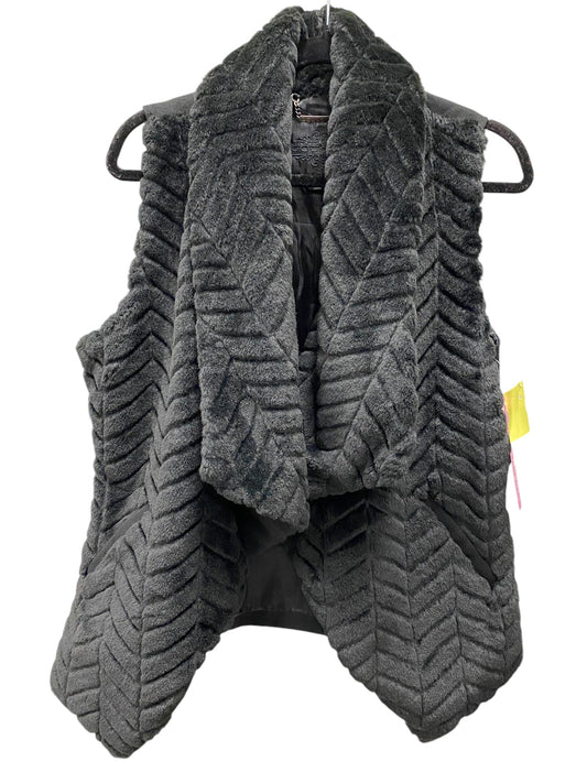 Vest Faux Fur & Sherpa By Jou Jou In Black, Size: L