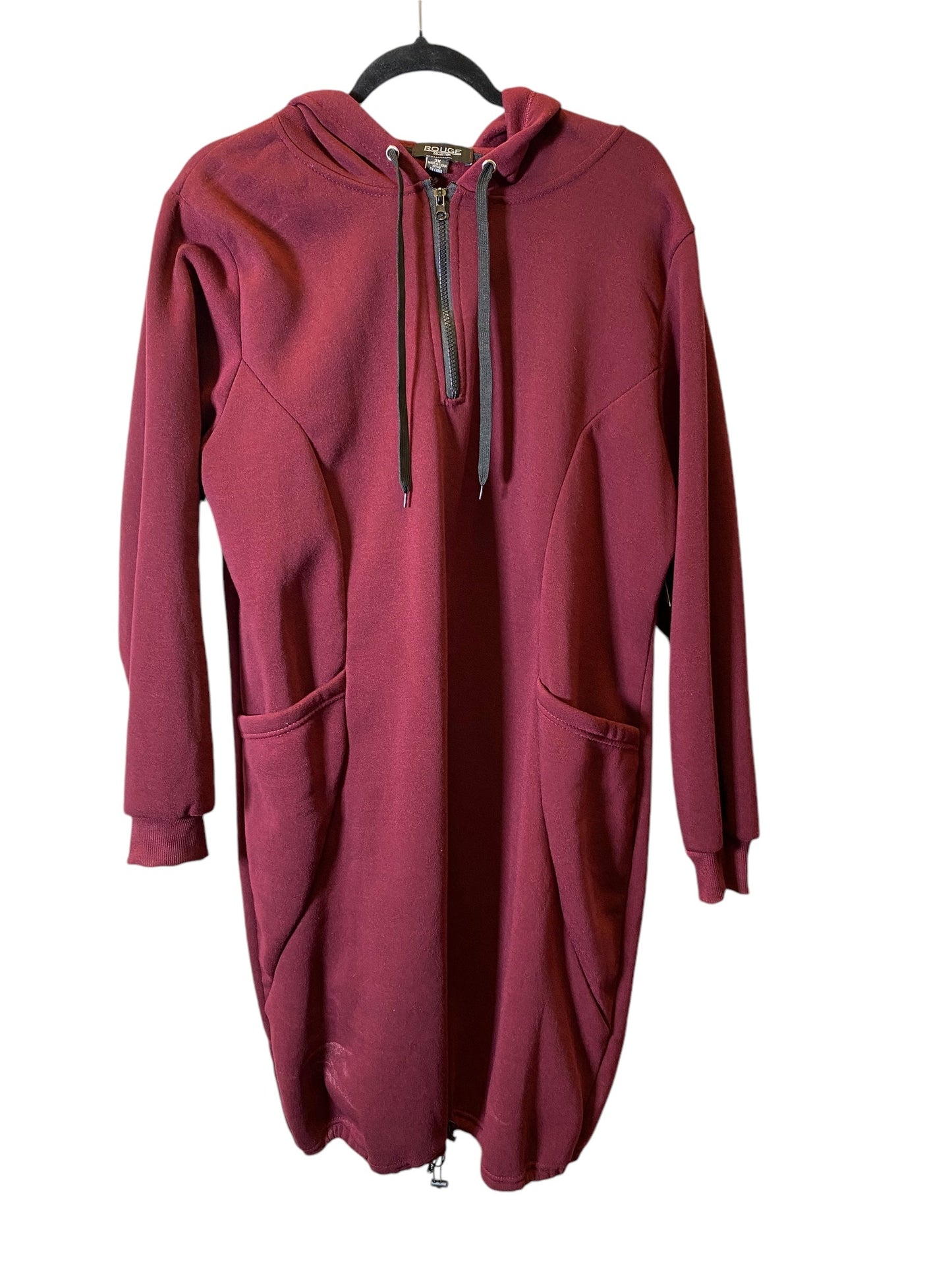 Tunic Long Sleeve By Rouge In Purple, Size: 3x